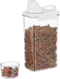 Produktbild von relaxdays Futterbehälter Aufbewahrungsbox 2,3 Liter Kunststoff - 2,3 l