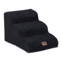 Produktbild von Relaxdays Haustiertreppe mit 3 Stufen, Schwarz