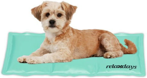 Produktbild von relaxdays Hundematte Türkise Kühlmatte für Hunde