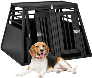 Produktbild von Relaxdays Hundetransportbox Auto mit Trennwand