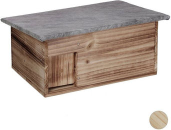 Relaxdays Igelhaus winterfest Bausatz geflammt – Bild 1 von 5