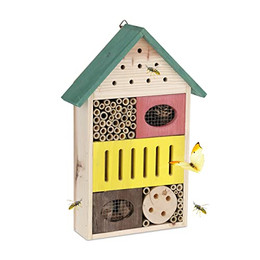 Produktbild von Relaxdays Insektenhotel Holz für Garten und Balkon