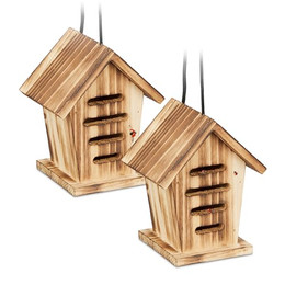 Produktbild von relaxdays Insektenhotel Marienkäferhaus 2er Set