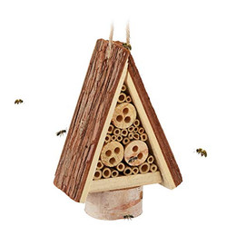 Produktbild von Relaxdays Insektenhotel Nisthilfe für Wildbienen und Wespen