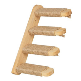 Produktbild von Relaxdays Katzen-Kletterwand Katzentreppe mit 4 Stufen