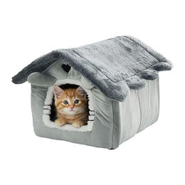 relaxdays Katzenhaus Katzenhöhle Haus – Bild 1 von 8