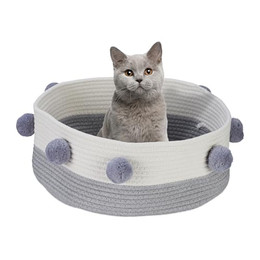 Produktbild von relaxdays Katzenliege Katzenbett aus Baumwolle