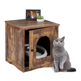 Produktbild von Relaxdays Katzenschrank für Katzenklo mit Tür