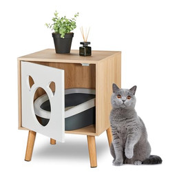 Produktbild von Relaxdays Katzenschrank mit Tür 50x40x40 cm