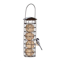 Relaxdays Meisenknödelhalter zum Aufhängen mit Dach – Bild 1 von 7