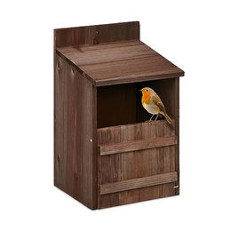 Relaxdays Nistkasten für Halbhöhlenbrüter – Bild 1 von 8