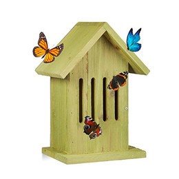 Produktbild von Relaxdays Schmetterlingshaus hängend Insektenhotel