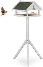 Produktbild von Relaxdays Vogelfutterhaus mit Ständer aus Tannenholz