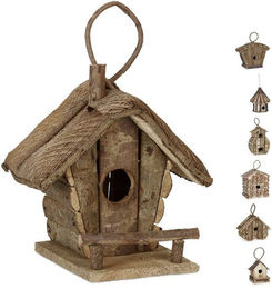 relaxdays Vogelhaus Deko Vogelhaus in verschiedenen Designs, B – Bild 1 von 5