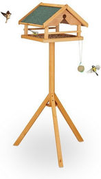 Produktbild von Relaxdays Vogelhaus mit Ständer aus Tannenholz