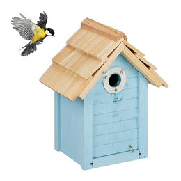 relaxdays Vogelhaus Nistkasten für Meisen – Bild 1 von 8