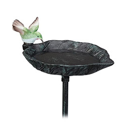 Produktbild von Relaxdays Vogeltränke Gusseisen mit Erdspieß