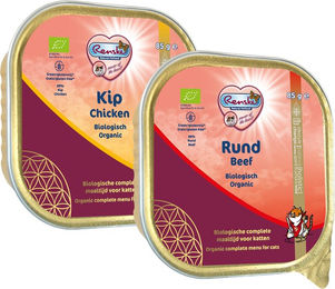 Renske Katzenfutter - biologisches Frischfleisch - Rind - 19 x 85 g – Bild 1 von 5