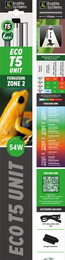 Produktbild von Reptile Systems Leuchte für Reptilien Eco T5 Unit Ferguson Zone 2 54W - 54 Stk.
