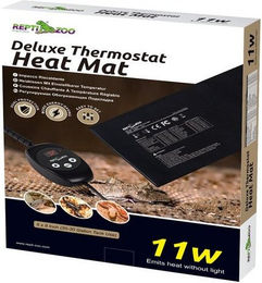 Produktbild von ReptiZoo Deluxe Heizmatte mit Thermostat 11 Watt 15x20 cm