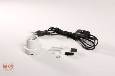 Produktbild von ReptiZoo Keramikfassung E27 mit Kabel