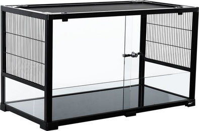 ReptiZoo Kleintierkäfig Kleintierterrarium / Kleintierkäfig 80x 40x 45cm mit Schiebetüren – Bild 1 von 4