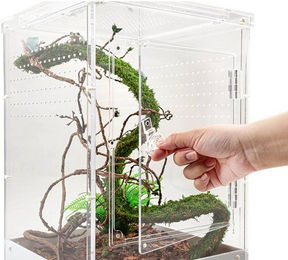 Produktbild von ReptiZoo Knock-Down Acryl Hochterrarium Brutterrarium 30,5x30,5x45 cm