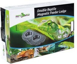 Produktbild von ReptiZoo Terrarium Futterhalter doppelt mit Magnetbefestigung