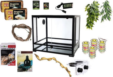 ReptiZoo Terrarium Komplettset: Für Kronengeckos (60 cm Länge) – Bild 1 von 4