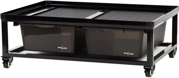 Produktbild von ReptiZoo Terrarium Zuchtrack Juvenil mit Rädern 2-fach