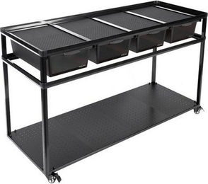Produktbild von ReptiZoo Terrarium Zuchtrack Unterschrank INO14 4-fach rollbar