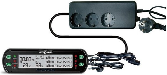 Produktbild von ReptiZoo Thermo-/Hygrostat mit Zeitsteuerungfunktion THC09