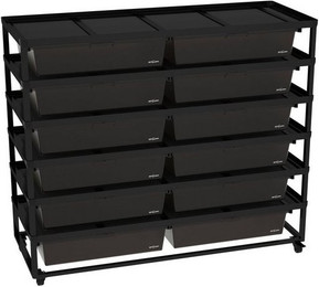 Produktbild von ReptiZoo Zuchtrack 6 Etagen Kombi Set medium