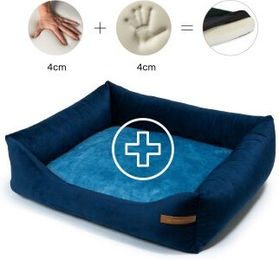 Rexproduct Otto Orthopädisches Hundebett Dunkelblau S-XL blau XL – Bild 1 von 3