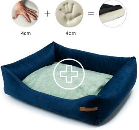 Rexproduct Otto Orthopädisches Hundebett Dunkelblau S-XL grün L – Bild 1 von 3