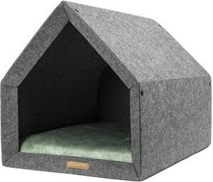 Produktbild von Rexproduct PetHome Hundehütte Dunkelgrau Grün S