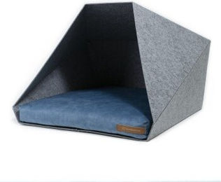 Produktbild von Rexproduct PetPocket Hundehütte hellgrau blau