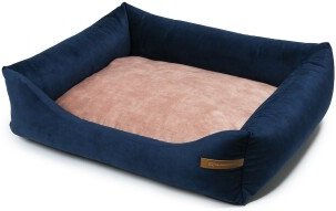 Produktbild von Rexproduct SoftColor Hundebett Dunkelblau Pink M