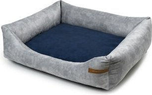 Rexproduct SoftColor luxury dog bed in grau color dunkelblau M – Bild 1 von 3