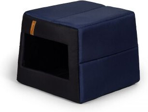Produktbild von Rexproduct Up and Down quadratischer Eingang 2 in 1 Hundehütte marineblau M