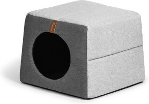 Produktbild von Rexproduct Up and Down runder Eingang 2 in 1 Hundehütte grau XXL