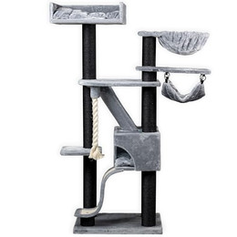 Produktbild von RHR Quality Kratzbaum Kilimandjaro de Luxe hellgrau/dunkelgrau