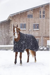 Produktbild von Riding World wasserfeste Polardecke schwarz