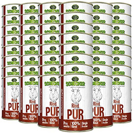 Produktbild von Rind PUR Nassfutter für Hunde - 48 x 410 g