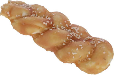 Produktbild von Rinderhaut-Kauartikel für Hunde mit Hähnchen, geflochten Kerbl