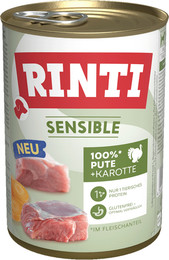 Produktbild von Rinti 12 x 400g Sensible Pute+Karotte