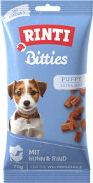 Produktbild von RINTI Bitties 75g Hundesnack 16 x 75 Gramm Puppy Huhn & Rind