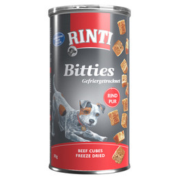 Produktbild von Rinti Bitties Rind Pur Freeze Dried - 12 x 30 g