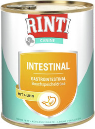 Produktbild von RINTI Canine 800g Dose Hundenassfutter Diätnahrung 6 x 800 Gramm Intestinal Huhn