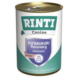 Produktbild von Rinti Canine Aufbaukur mit Rind - 12 x 400 g